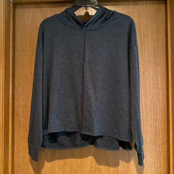 Gapbody Tops - Women's Blue Hoodie Sweatshirt